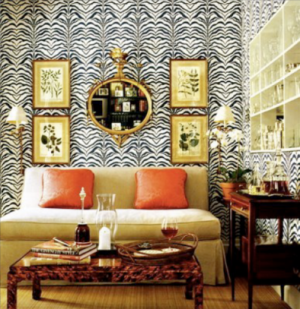 Inspired by the British Empire - decor - myLusciousLife.com - Zebra-Wall.png